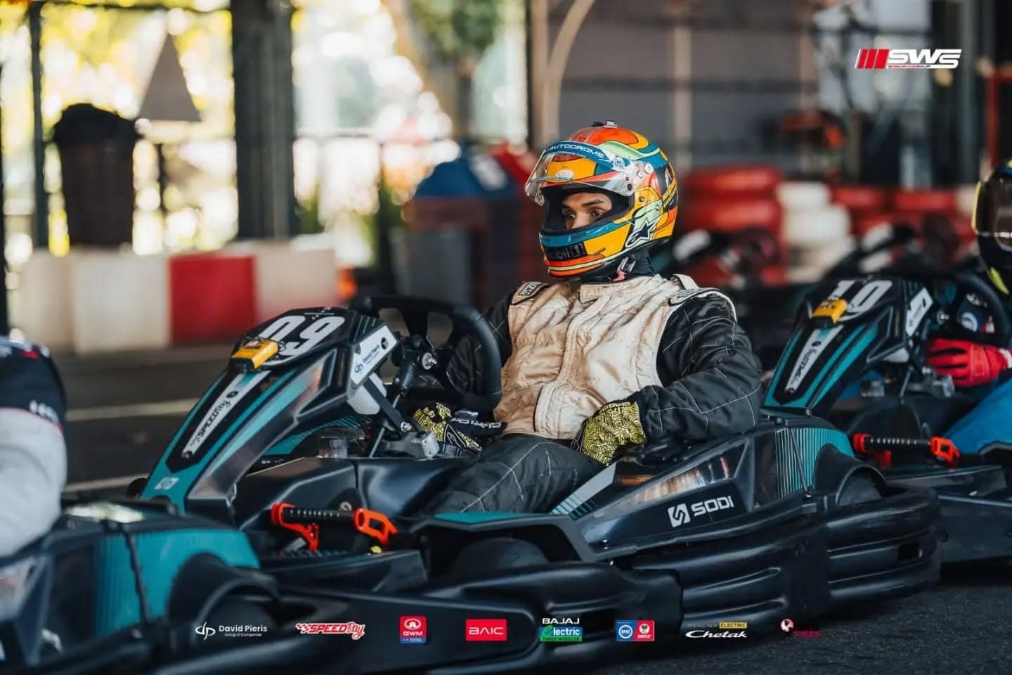 In the kart at SWS Round 2, 2026